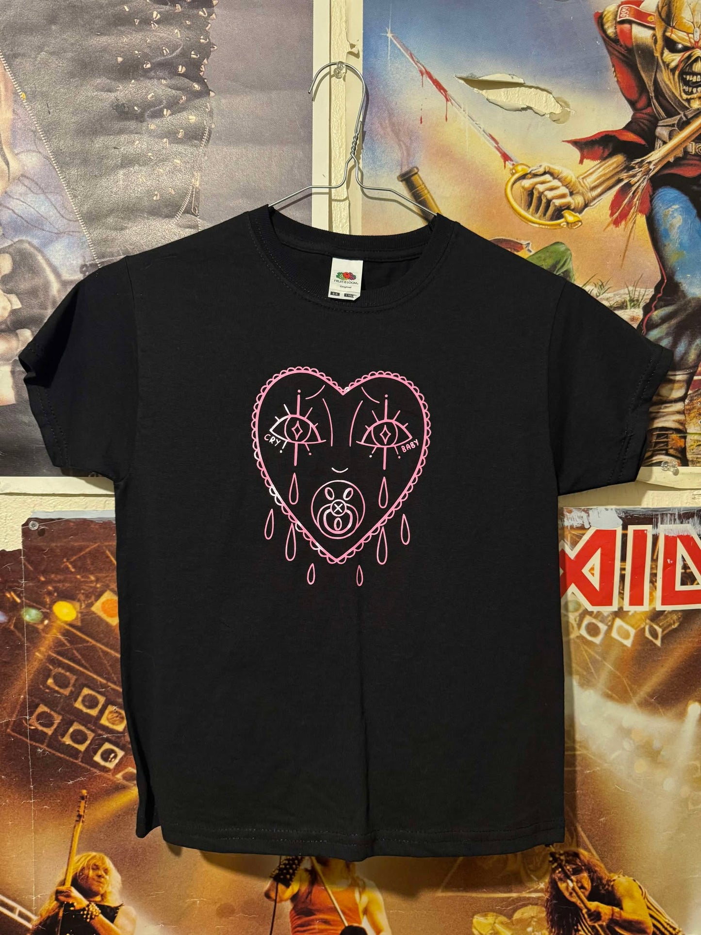 SALE - 5-6 Years - Pink Cry Baby T-Shirt