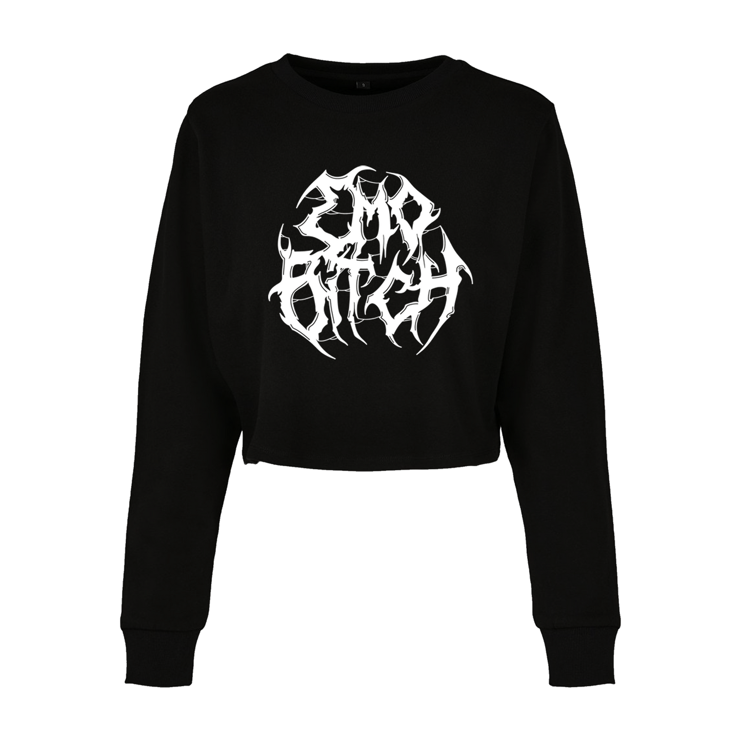 Emo B*tch Cropped Sweatshirt