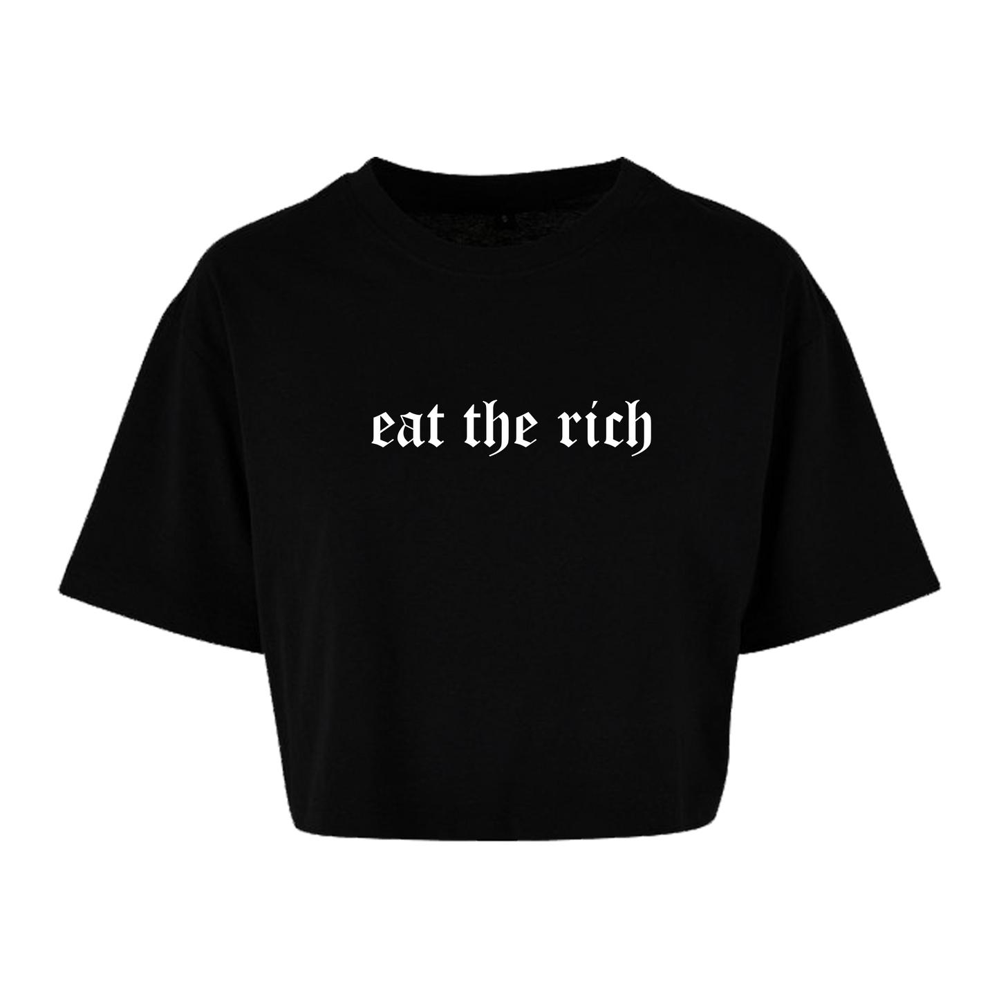 Eat the Rich Cropped T-Shirt
