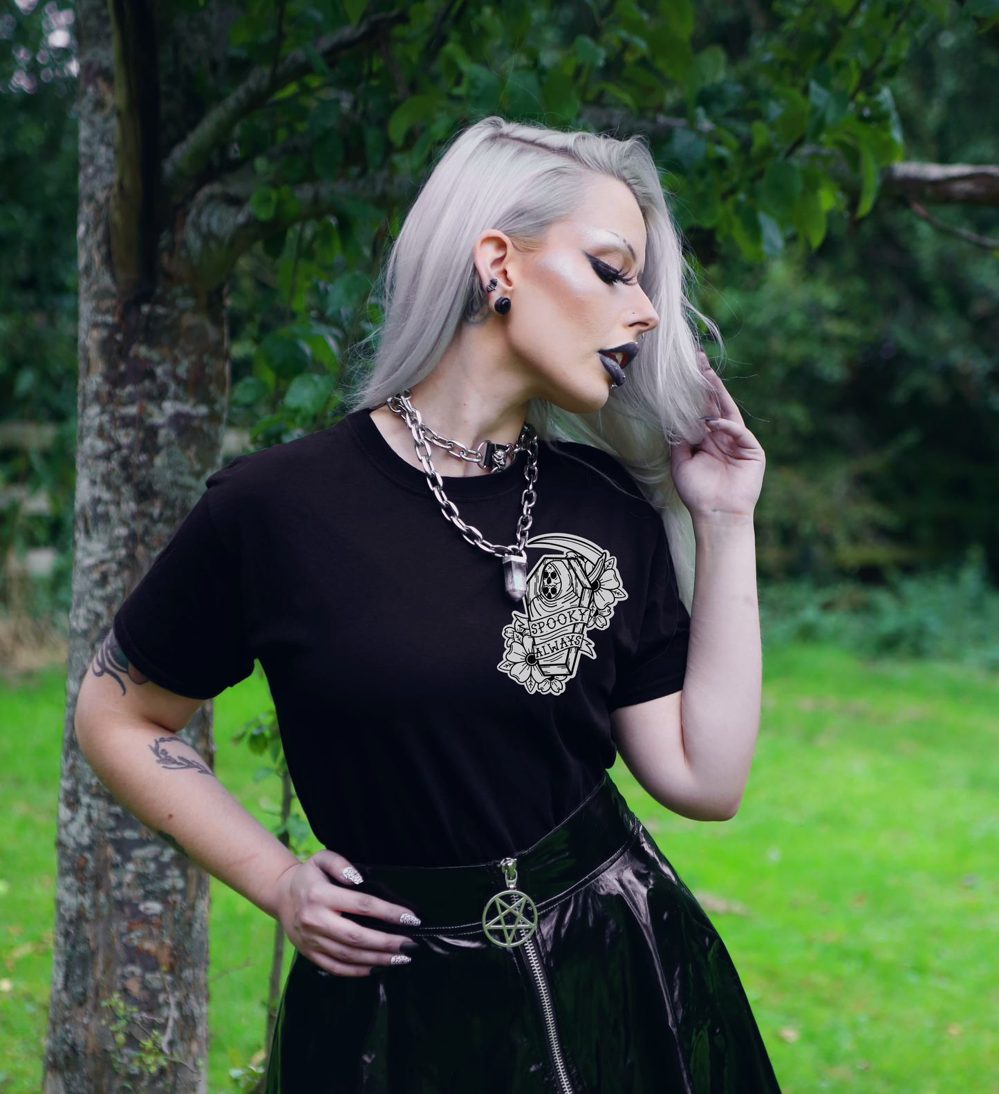 Spooky Always Pocket T-Shirt