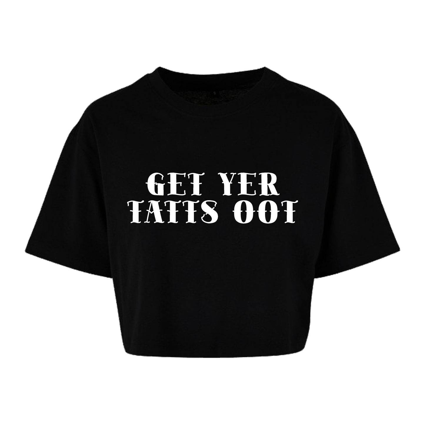 Get Yer Tatts Out Cropped T-Shirt