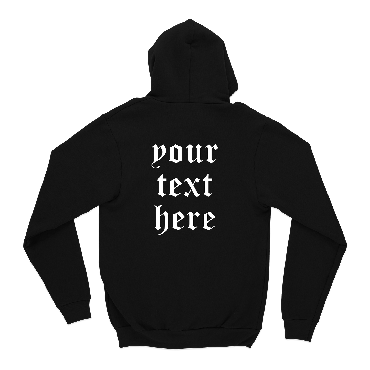 Personalised Text Hoodie