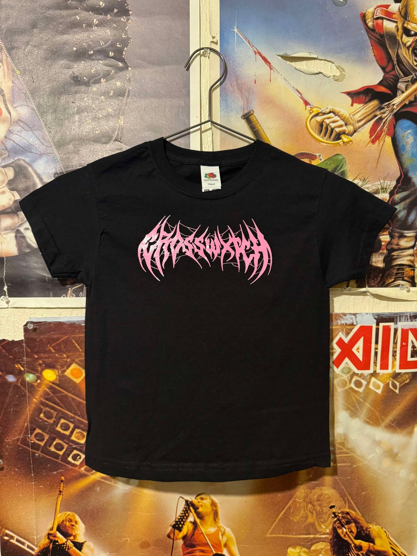 SALE - 3-4 Years - Pink Metal Logo T-Shirt