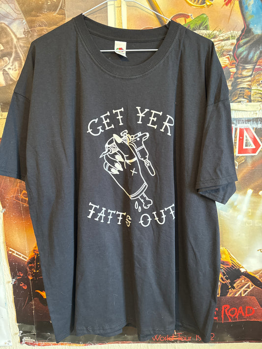 SALE - 2XL Get yer Tatts out T-Shirt
